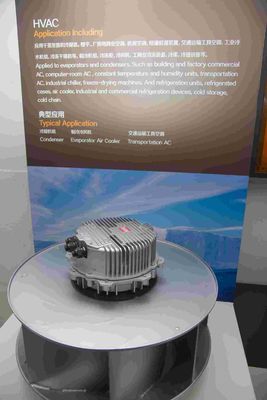 Waga 1,85 kg ostrze 250 mm EC wentylator odśrodkowy